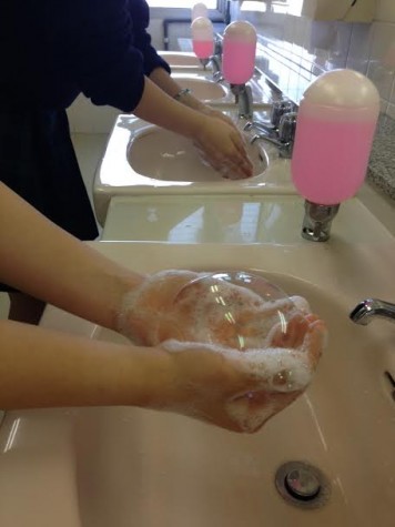 The new soap is more effective in fighting germs. 