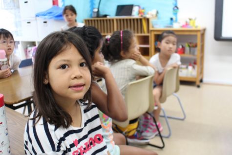 Kindergarteners and junior schoolers activities were based on two summer school themes. The first week's theme was Magic and Mystery; the second week's theme was Under the Sea. 