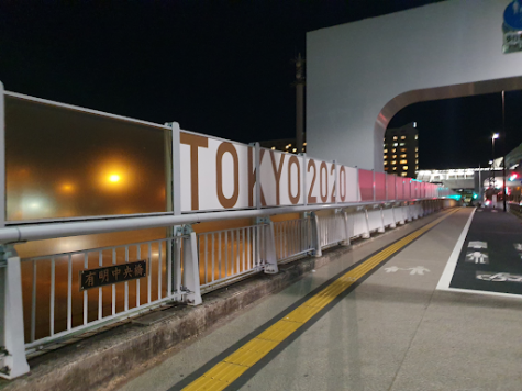 Tokyo 2020 sign in Ariake, Tokyo. The Tokyo 2020 Summer Olympics, which was held from July to August 2021, gained international attention for athlete expression on the field.

