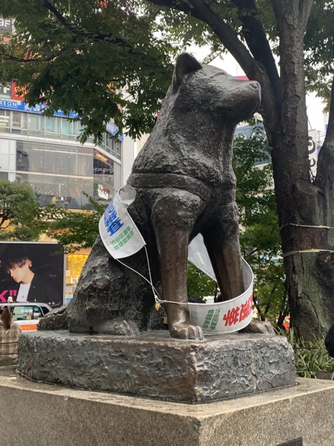 Hachiko Statue near Shibuya Station