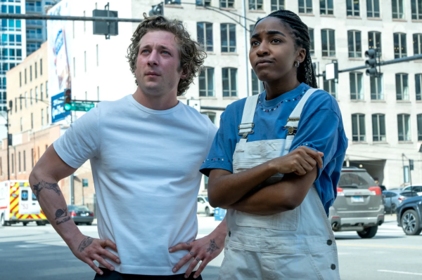 Jeremy Allen White and Ayo Edebiri in the series The Bear. Image credit: Chuck Hodes, FXP