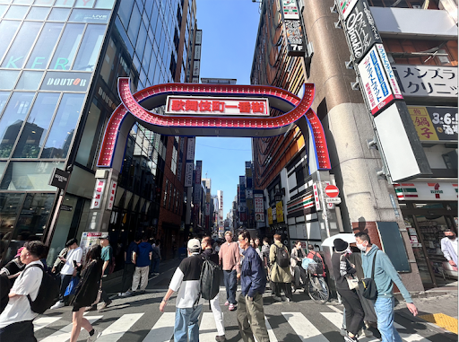 Every night, 30-40 Tōyoko kids gather in Kabukicho, some of them just communicate among themselves, others conduct illegal acts, including underage drinking and underage smoking. As the clock turns to eleven, multiple Shinjuku police officers come in to bring the kids back to their homes or to the welfare center. 