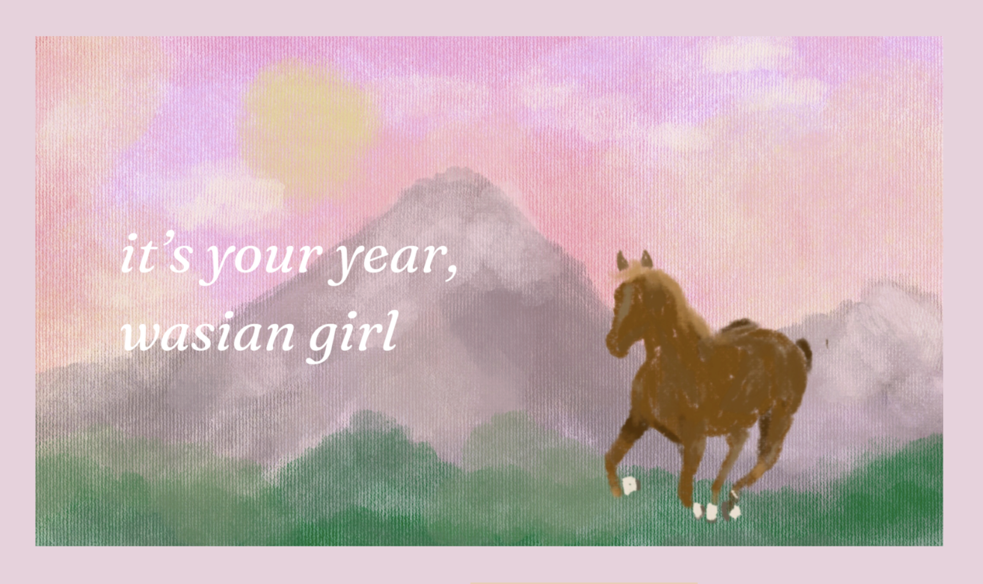 It's the year of the wasian!
